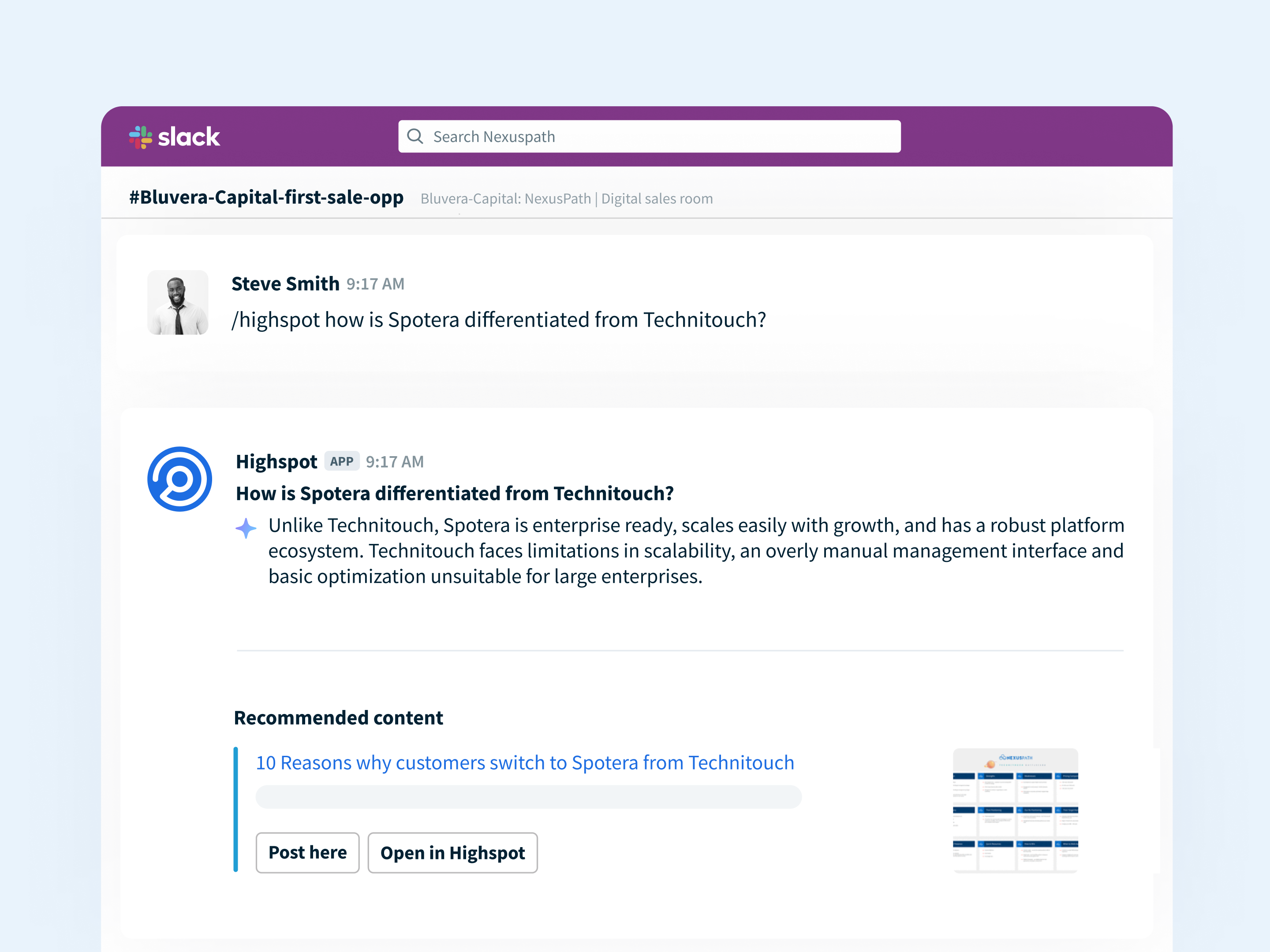 Slack Integration Feature Focus